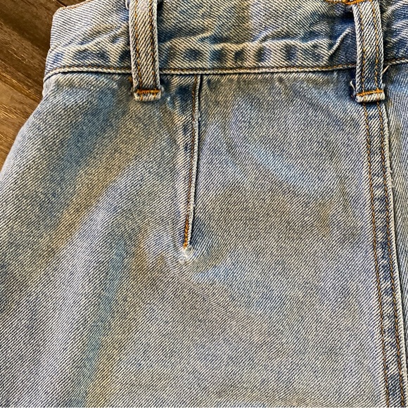 Vintage Jean Shorts Button Fly no back pockets - Picture 7 of 13